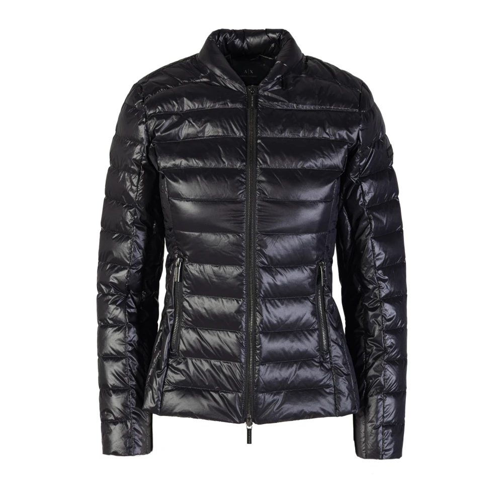 Armani Exchange Vrouw Zwart Jassen Dames, Xs, Opvouwbaar Gekwalificeerd Donsjack