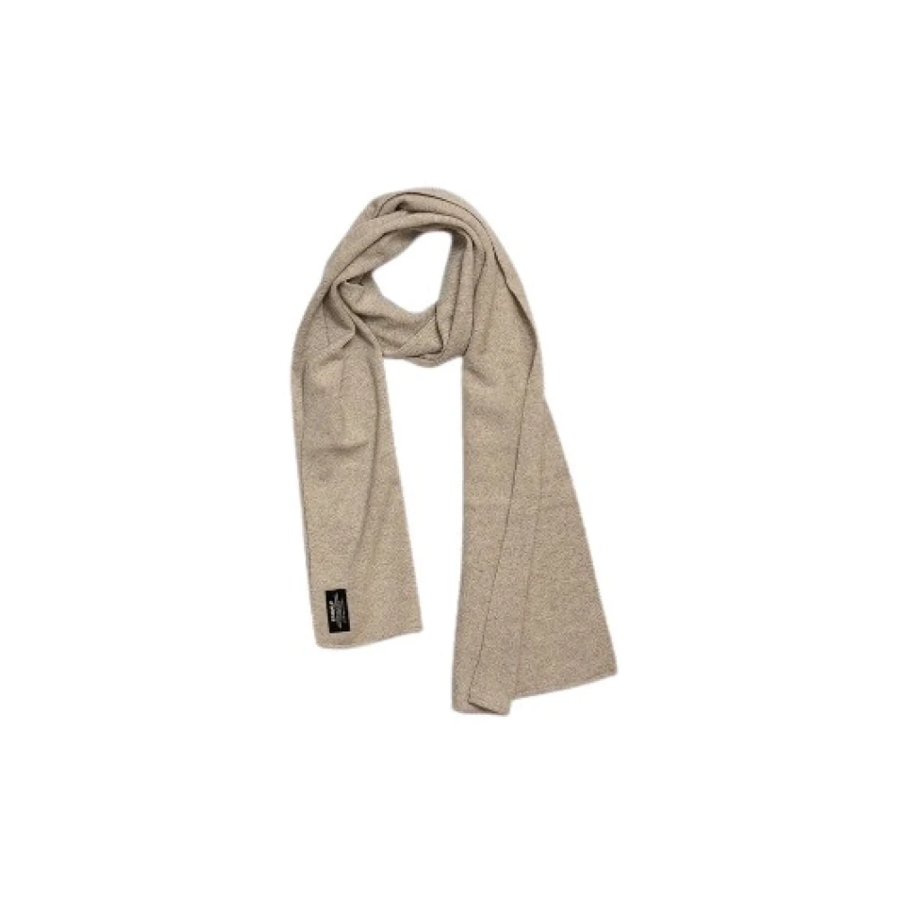 Ecoalf Beige Wollen Sjaal Beige Heren