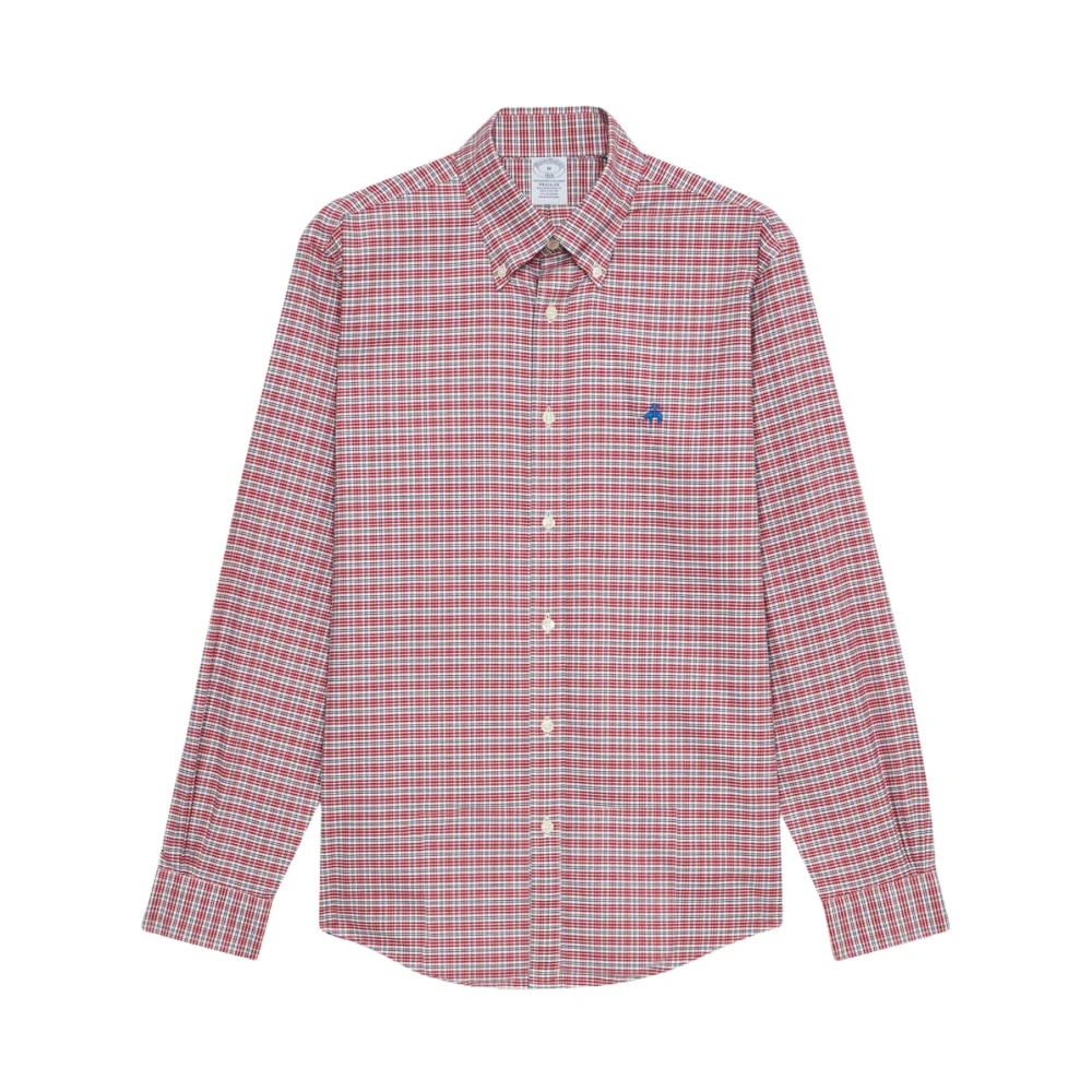 Brooks Brothers Men's Red Oxford Regular - Casual Shirts - 2XL - Shirts
