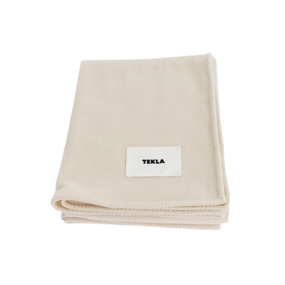 Tekla Luxe Lamswollen Deken White Unisex