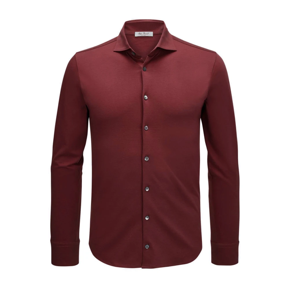 Stefan Brandt Katoenen shirt Otis Red Heren