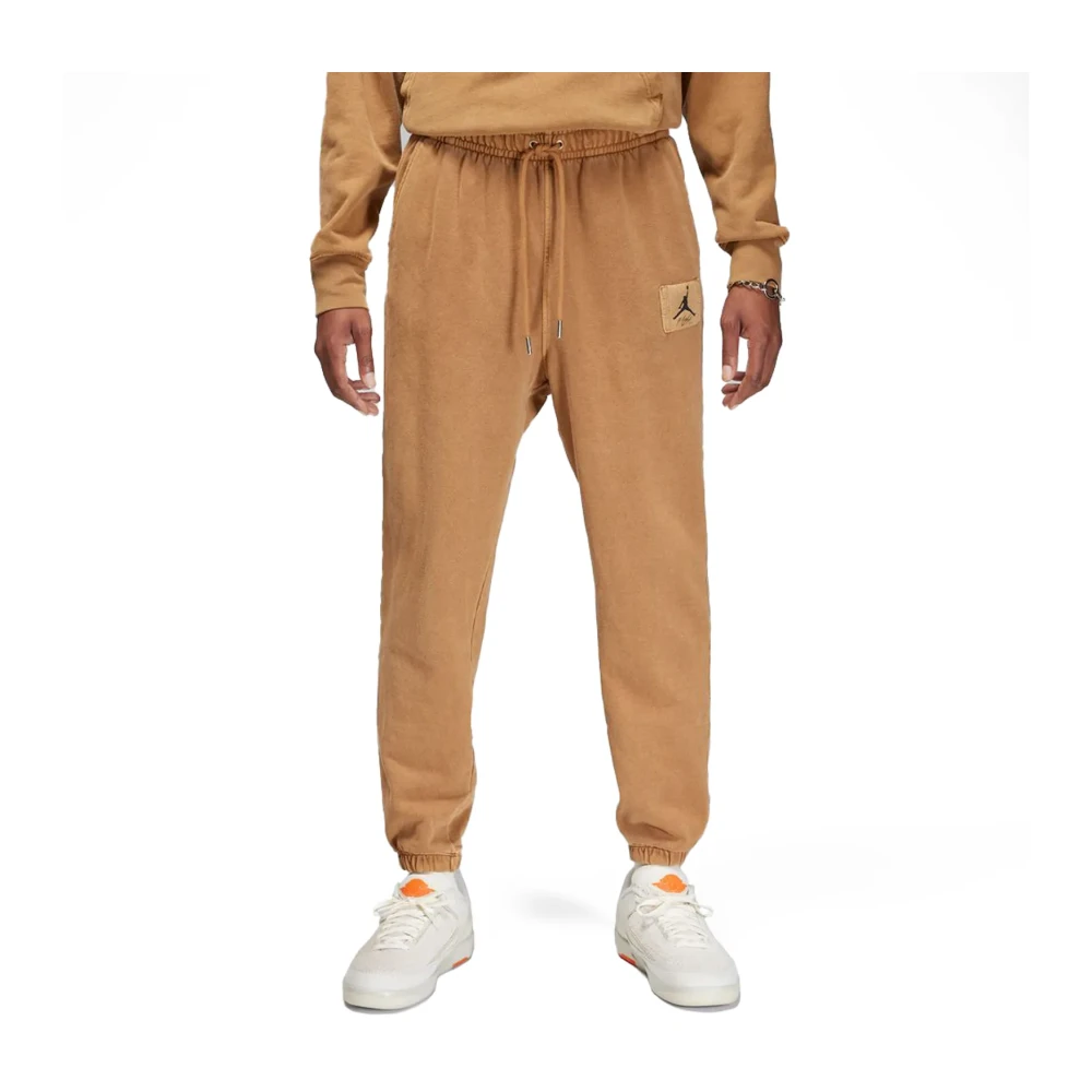 Jordan Brown Training Trousers & Tights, Male, Xs, Essentials Fleece Washed Trousers