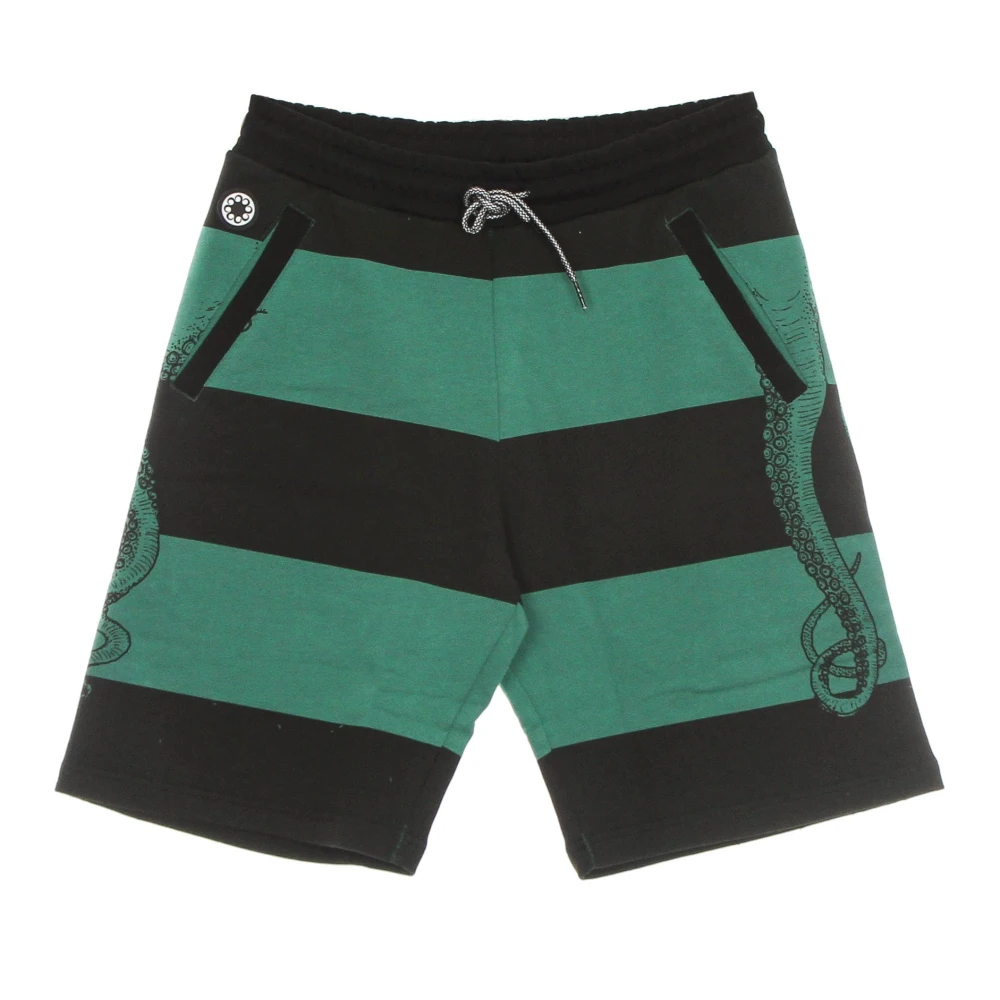 Octopus Tracksuit Sweatshorts Green, Herr