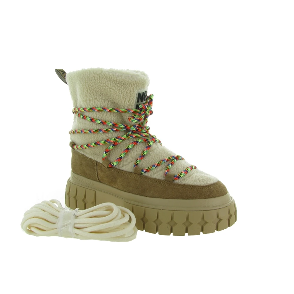 No Name Snowboots Mia Jogger voor wintersport Brown Heren