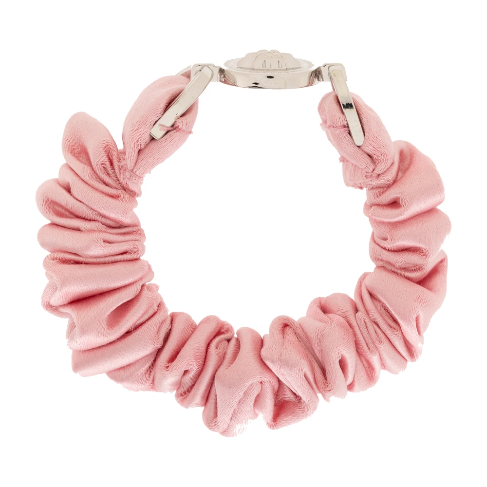 Versace Satijnen scrunchie Pink Dames