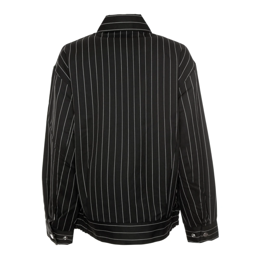 Carhartt WIP Klassieke Kraagjas met Wollen Twill Black Dames