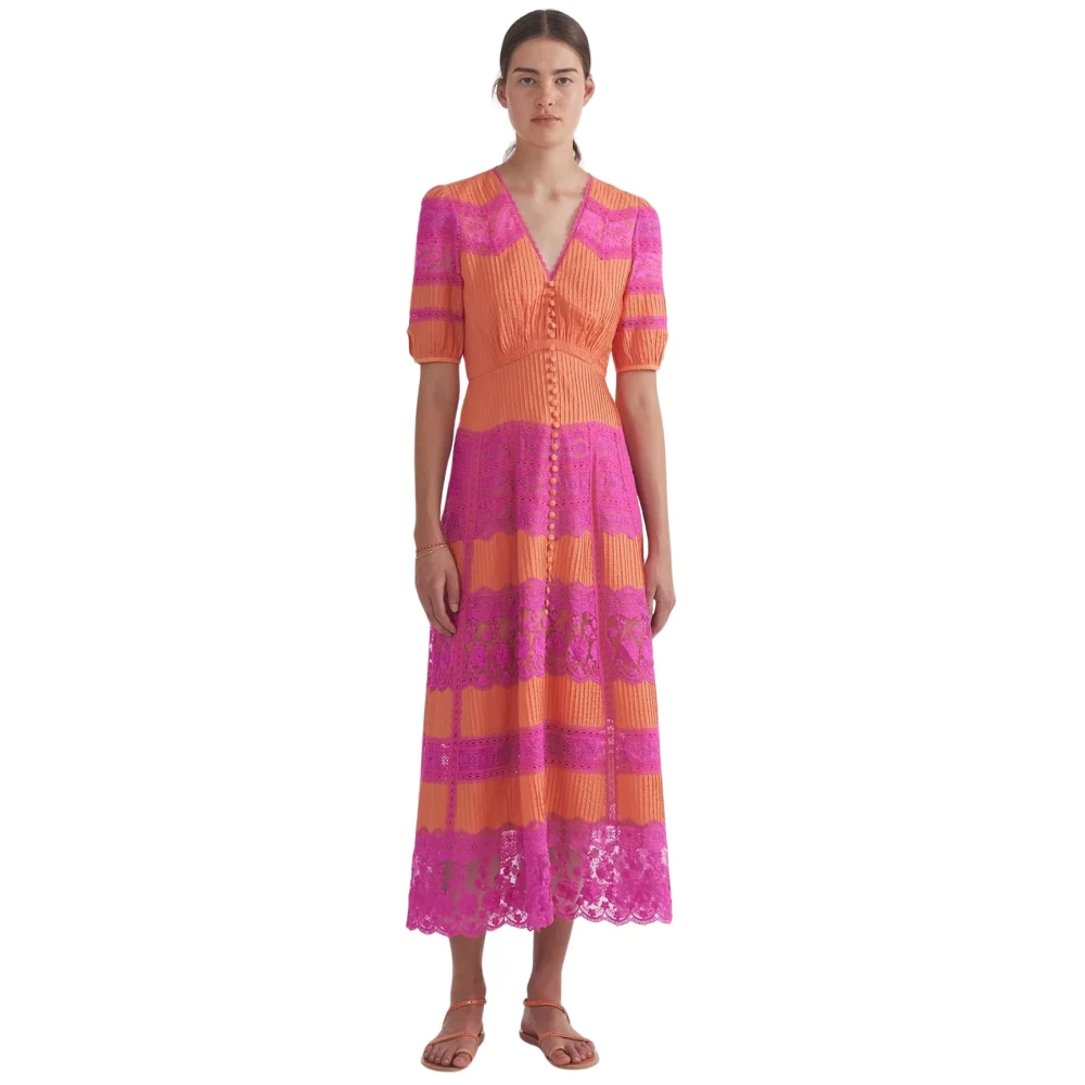Saloni Maxi Dresses Multicolor Dames