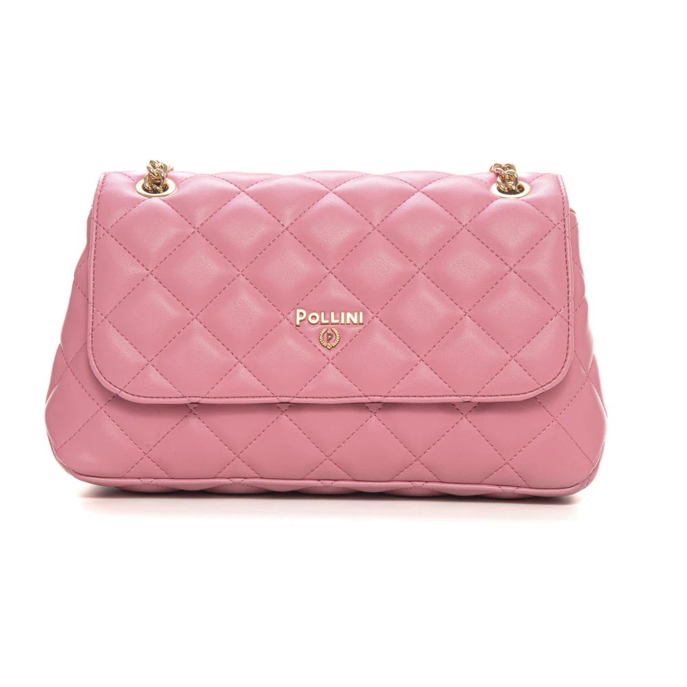 Pollini Quiltad Chanel Style Väska Pink, Dam