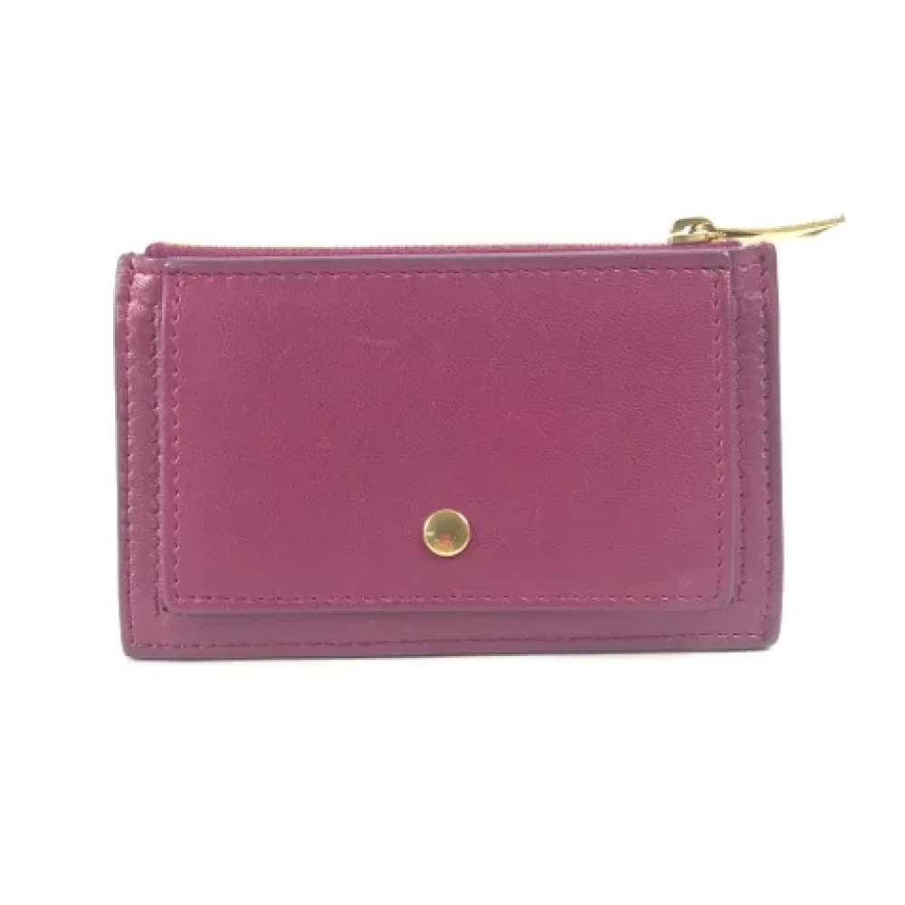 Bottega Veneta Vintage Pre-owned Leather home-office Purple Dames