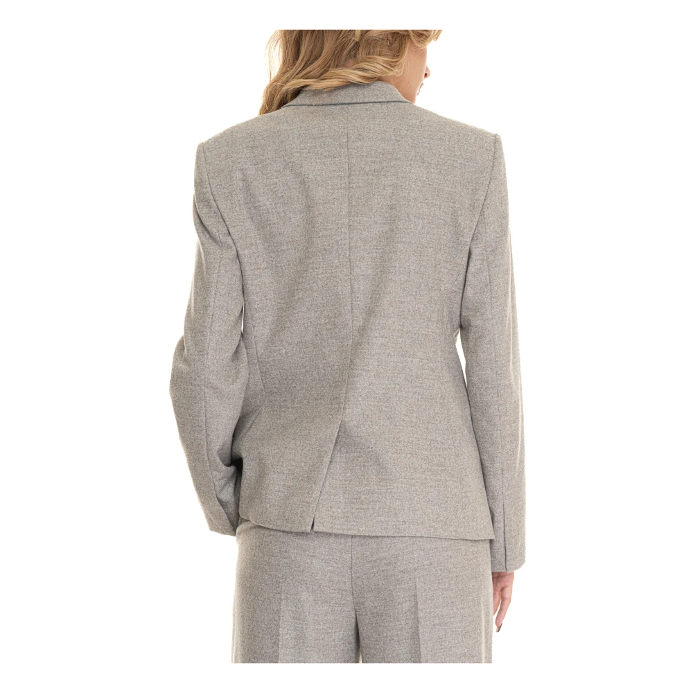 Boss Stijlvolle Klassieke Jas voor Mannen Gray Dames