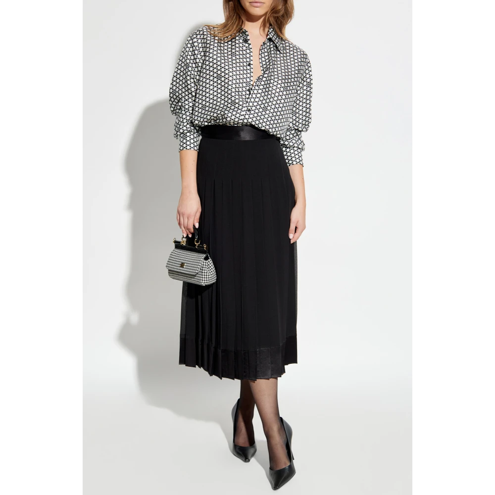 Dolce & Gabbana Zijden rok Black Dames