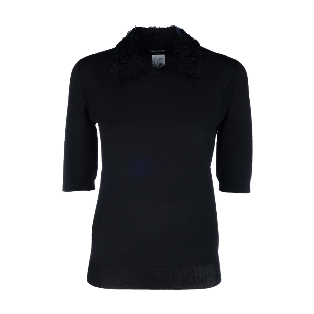 Knitwear > V-neck Knitwear - - Fabiana Filippi - Modalova