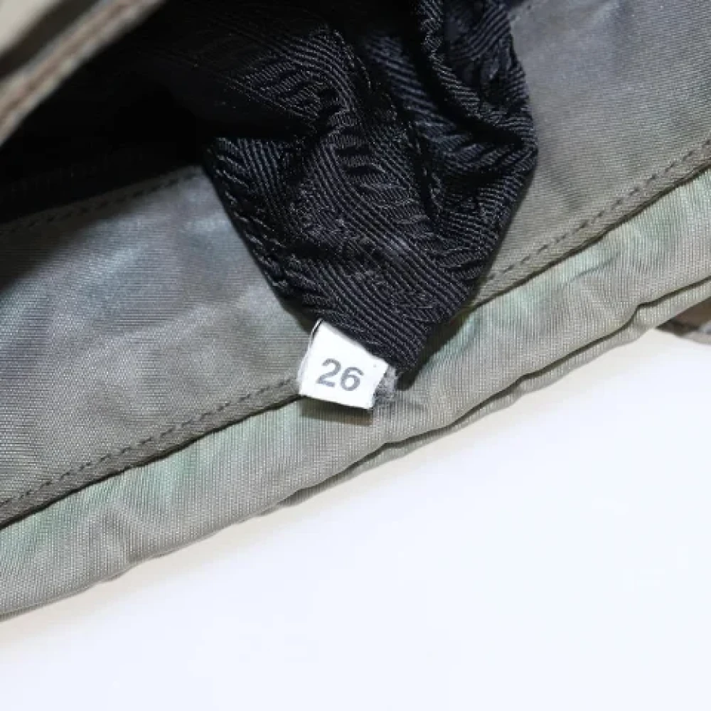 Prada Vintage Pre-owned Nylon prada-bags Brown Dames