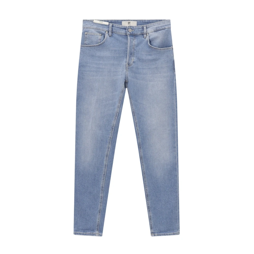 Pt Torino Men's Blue Slim-Fit Jeans - Slim Fit Jeans - W34 - Jeans