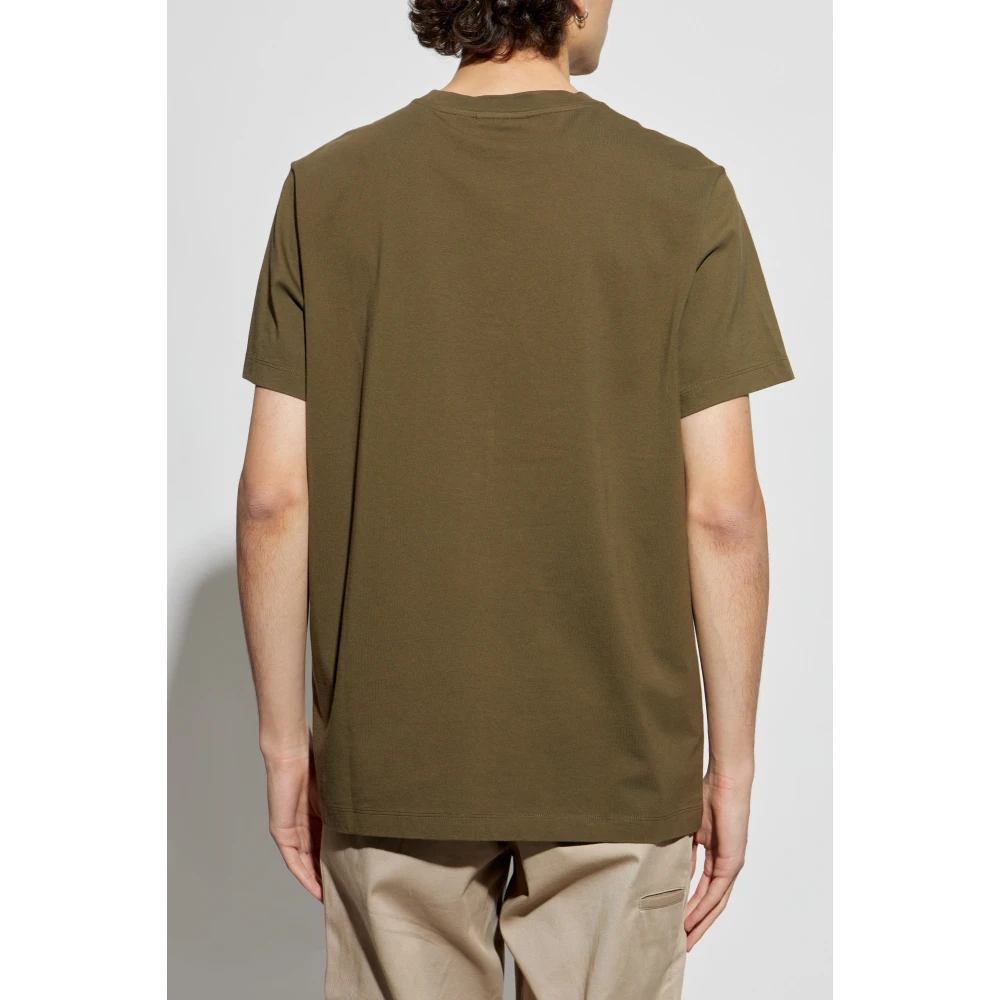 Canada Goose T-shirt met geborduurd logo Green Heren