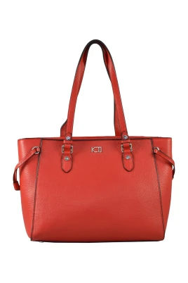 Läder Shopper Väska med Dragkedja