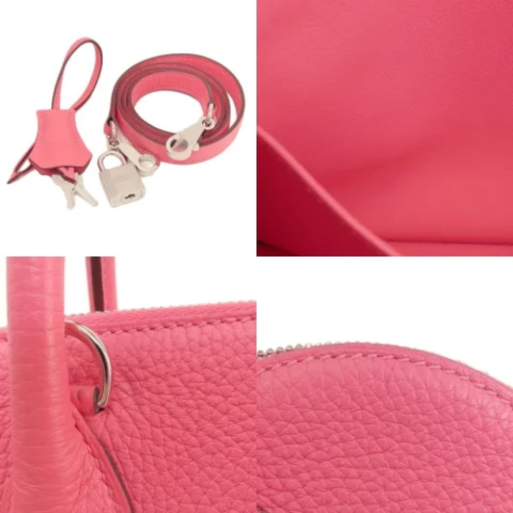 Hermès Vintage Pre-owned Fabric handbags Pink Dames