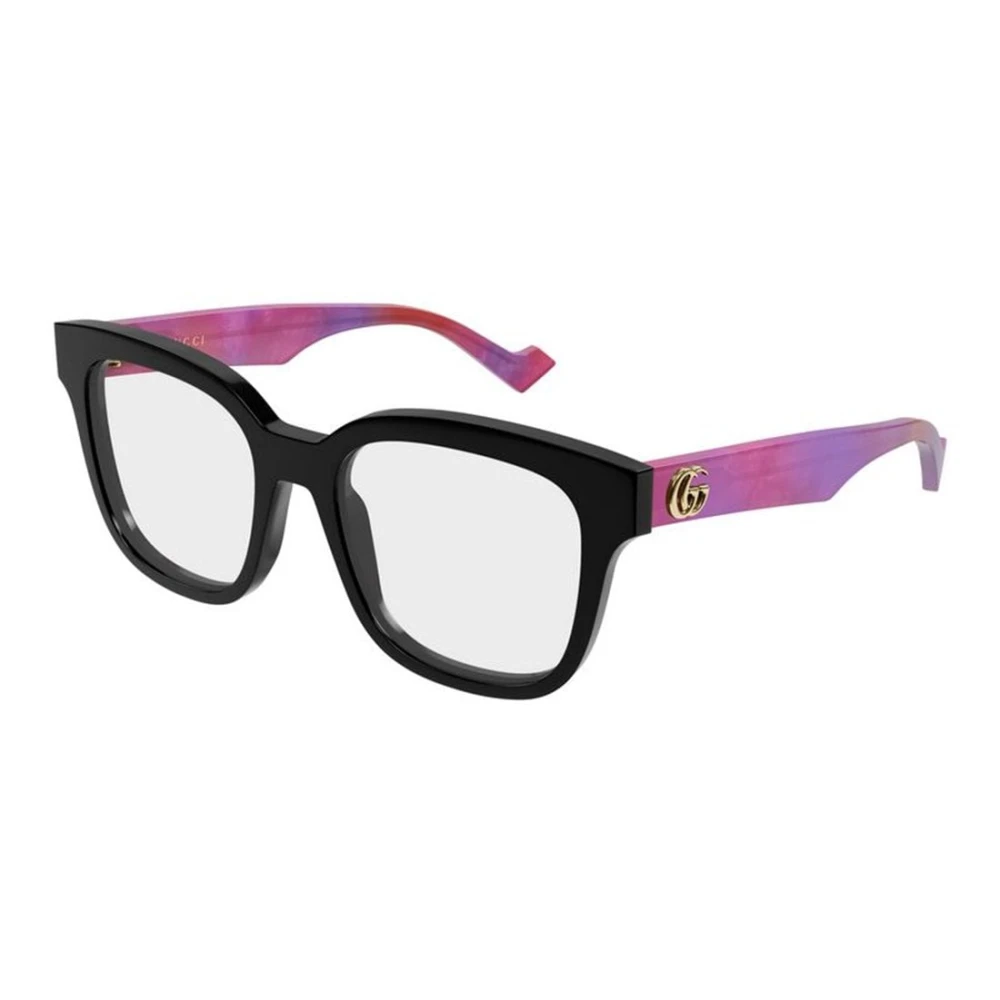 Gucci Black Glasses, Female, 52 Mm, Square Optical Frame