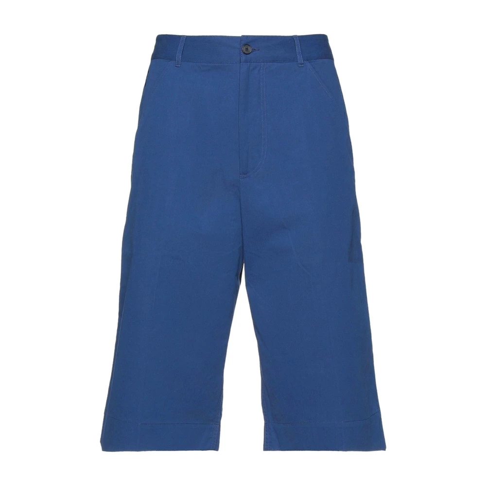 Kenzo Blauwe Textiel Bermuda Shorts Blue Heren