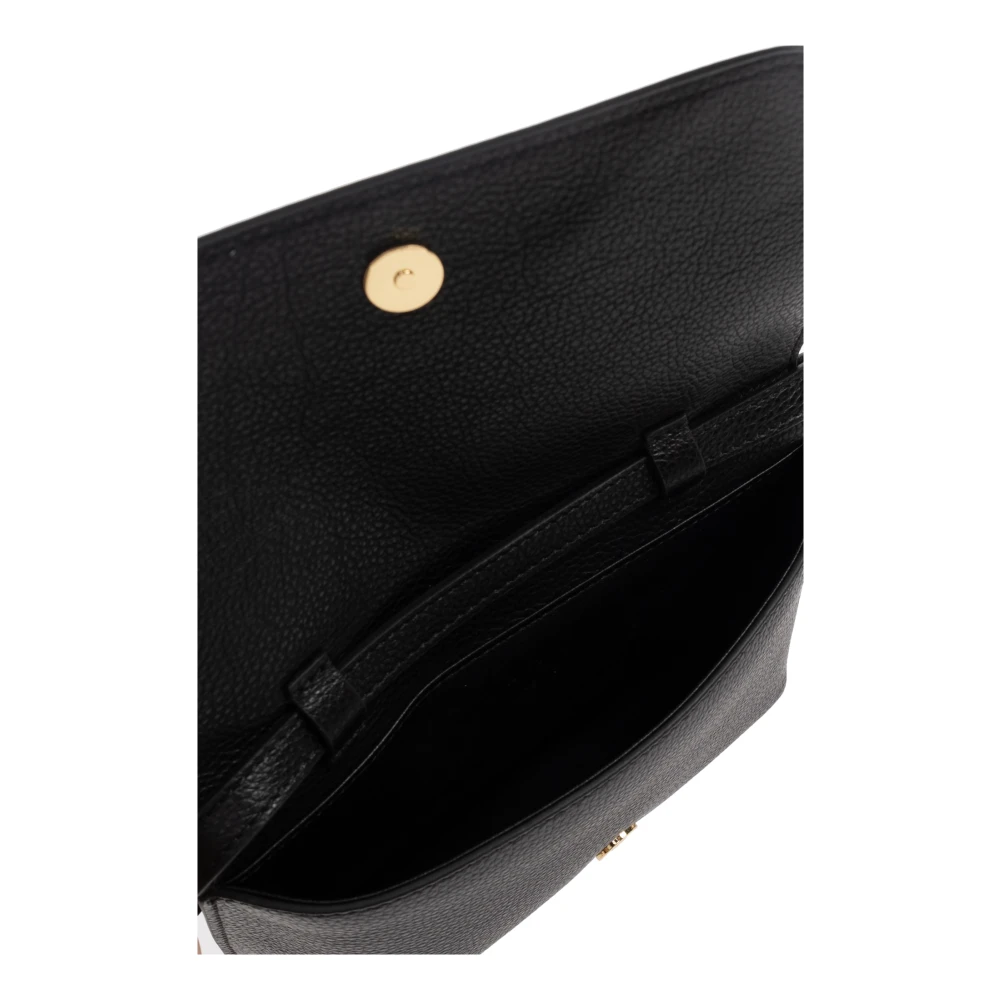 Marni Leren schoudertas Black Dames