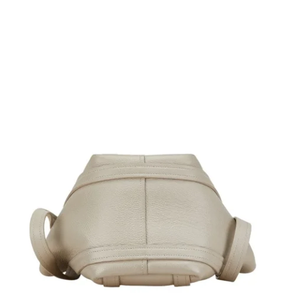 Balenciaga Vintage Pre-owned Leather balenciaga-bags Beige Dames