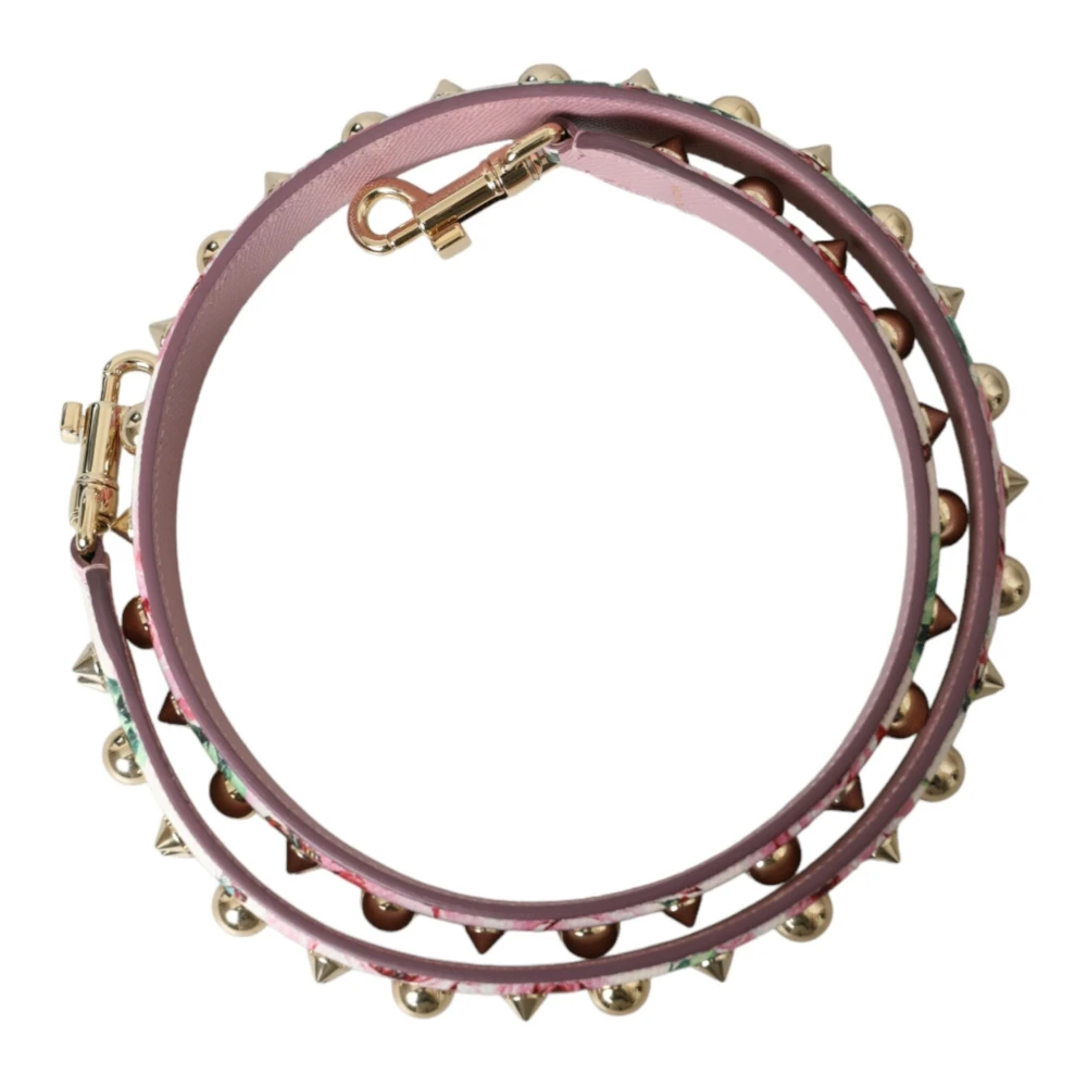 Dolce & Gabbana Roze Bloemen Schoudertas Accessoire Pink Dames