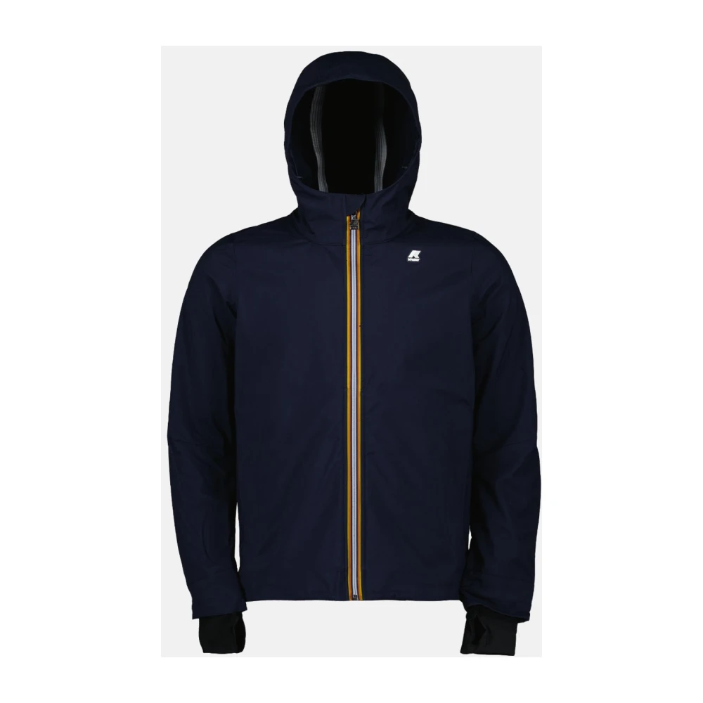 K-Way Blue Jacko Bonded Jacket - Male - Light Jackets - M - Jackets