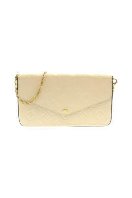 Pre-owned Monogram Empreinte Pochette Felicie Calf Shoulder Bag