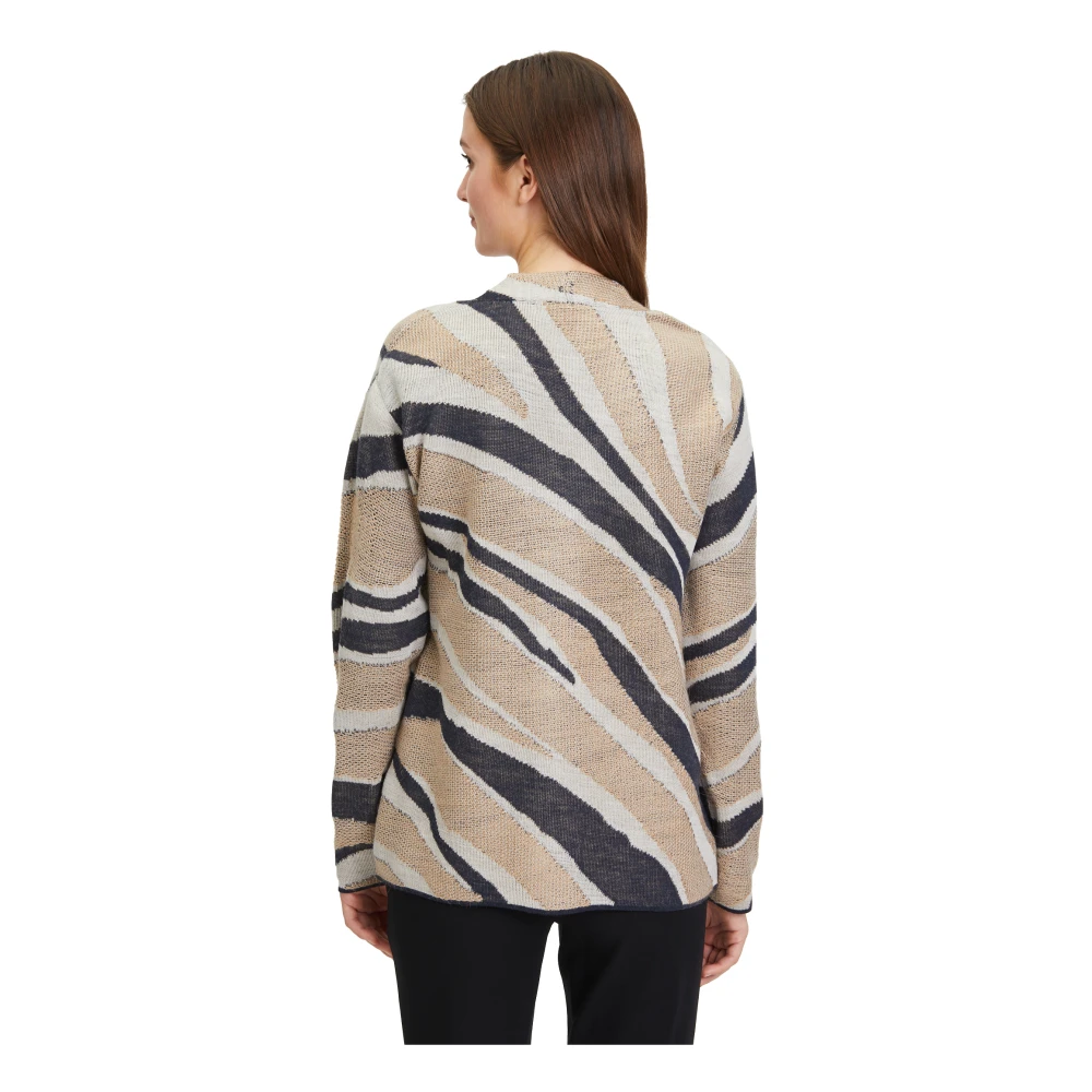 Betty Barclay Langarm Jacquard Cardigan Multicolor Dames