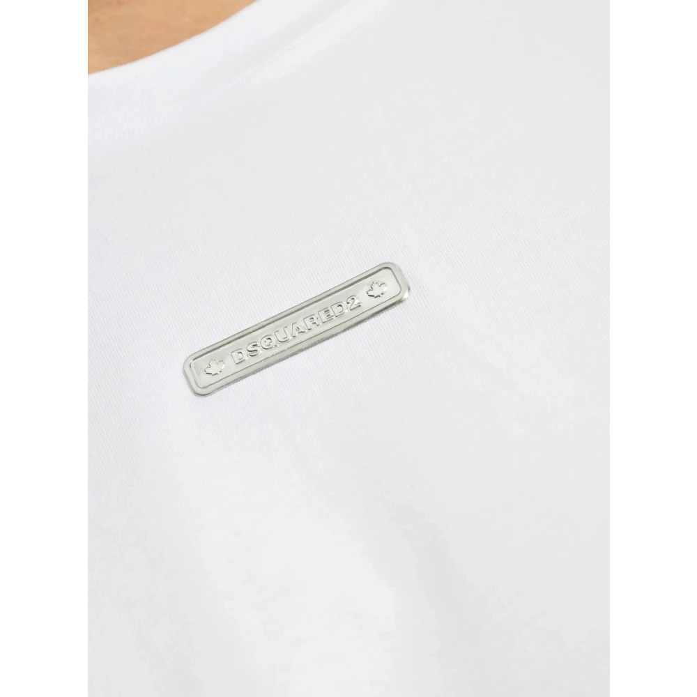 Dsquared2 Witte T-shirts en Polos White Heren