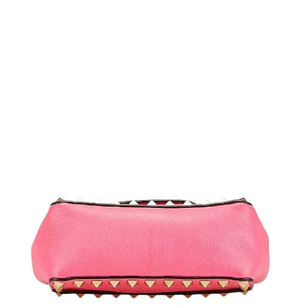 Valentino Vintage Pre-owned Leather shoulder-bags Pink Dames