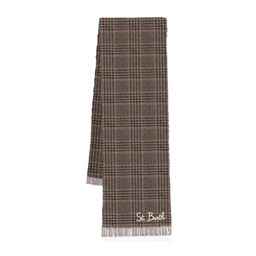 MC2 Saint Barth Bruine Sjaal voor Stijlvolle Look Brown Heren