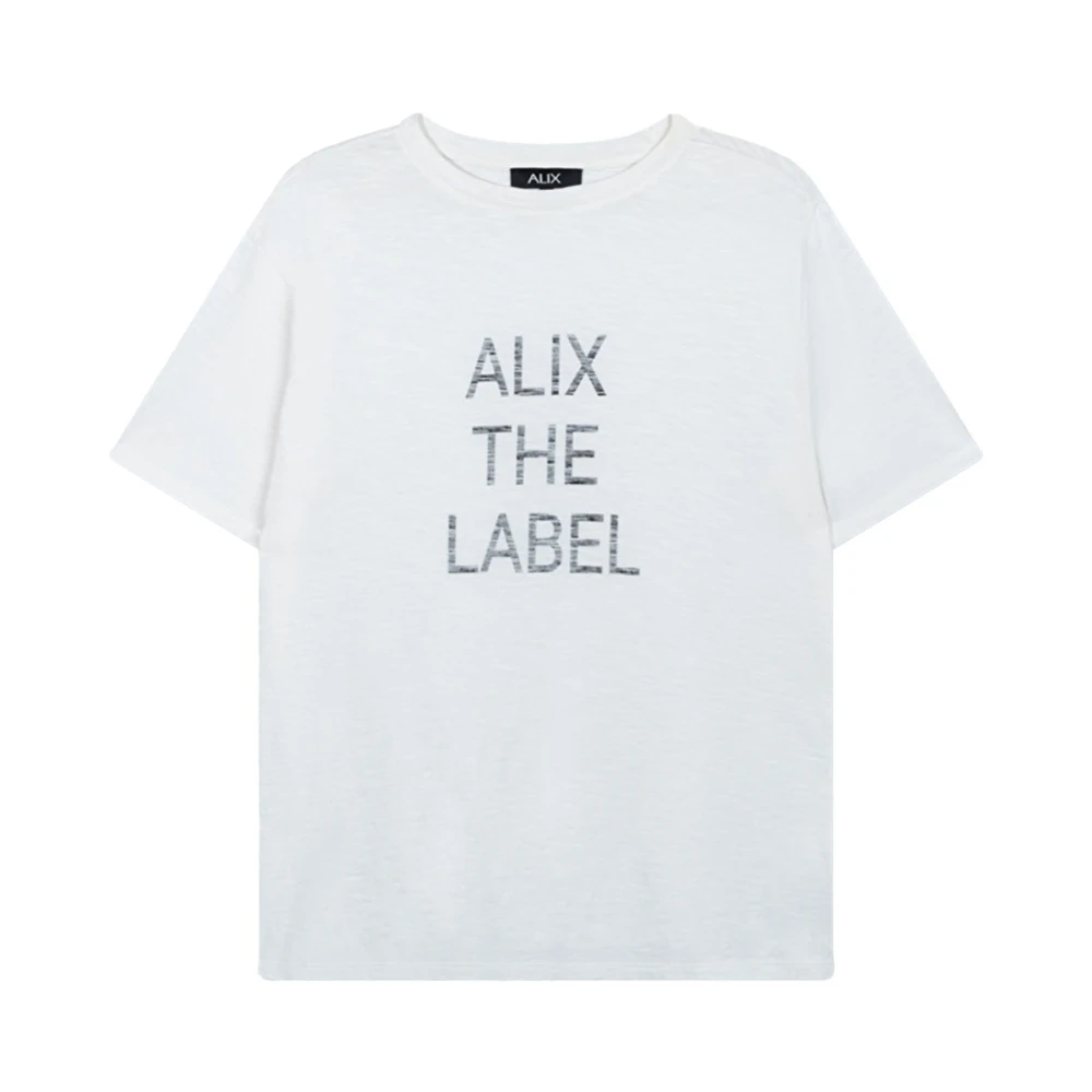 Alix The Label t-shirts creme White Dames