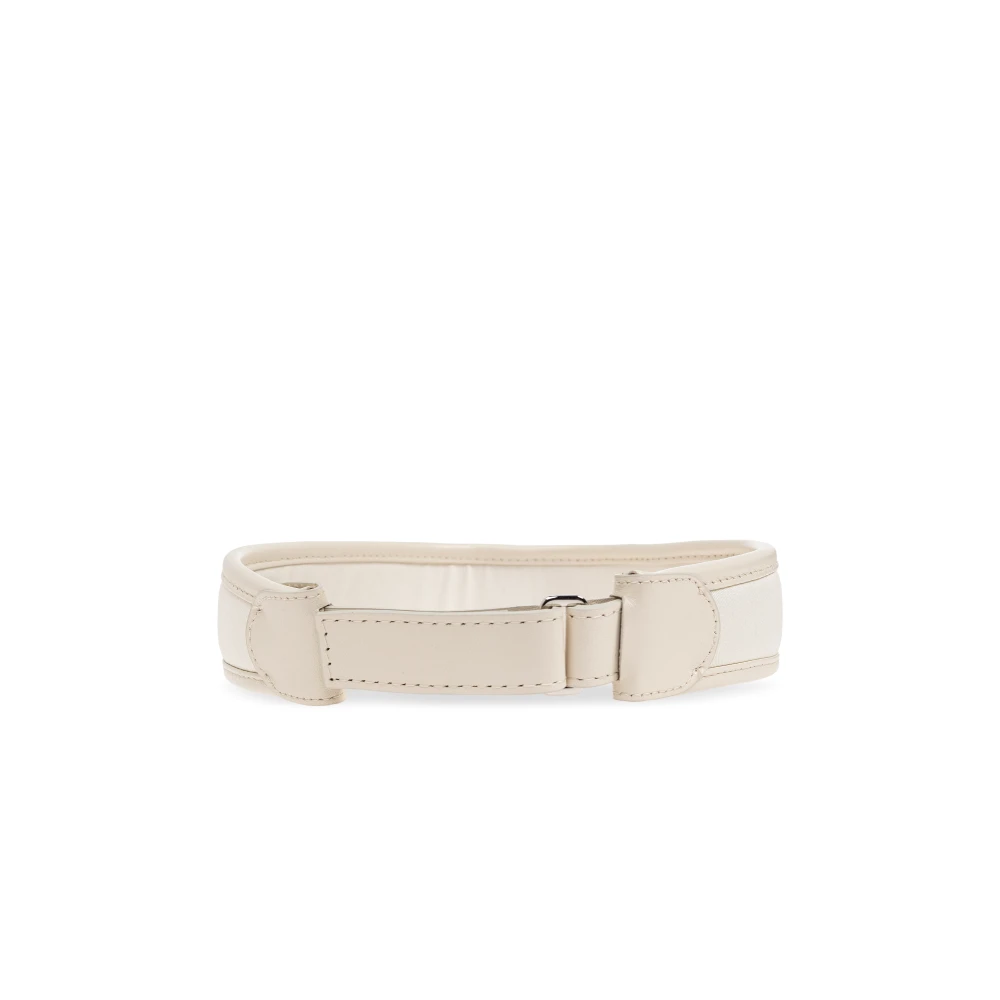 Dolce & Gabbana Vizier met applicatie met gegraveerd logo Beige Heren
