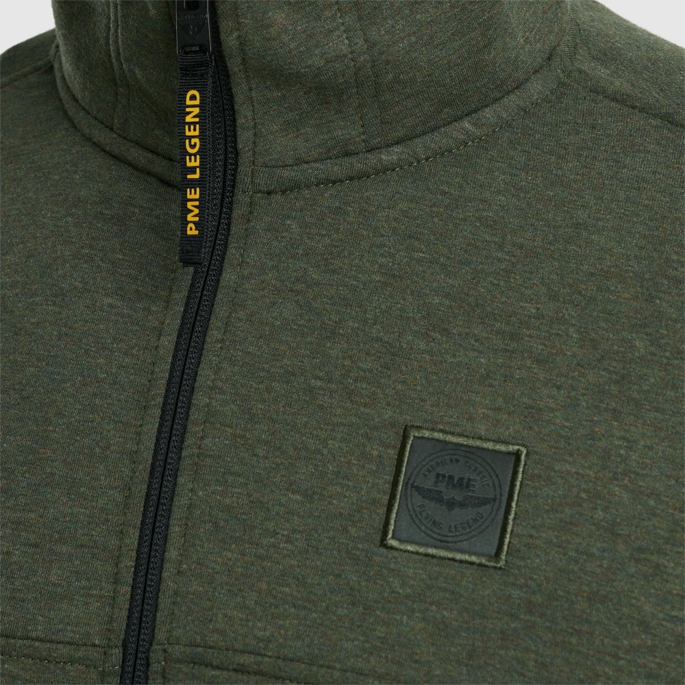 PME Legend Interlock Zip Jas Full Zip Green Heren