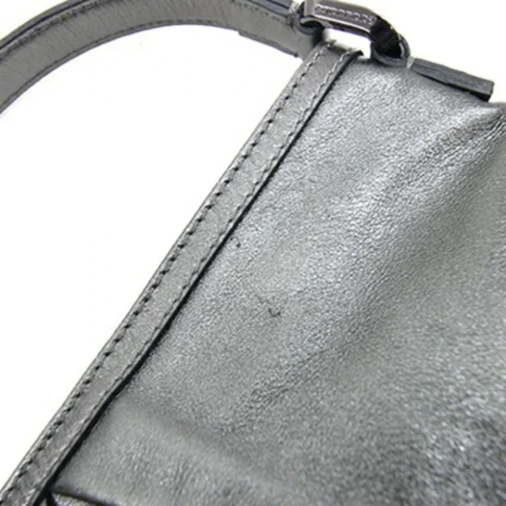 Burberry Vintage Pre-owned Fabric handbags Gray Dames