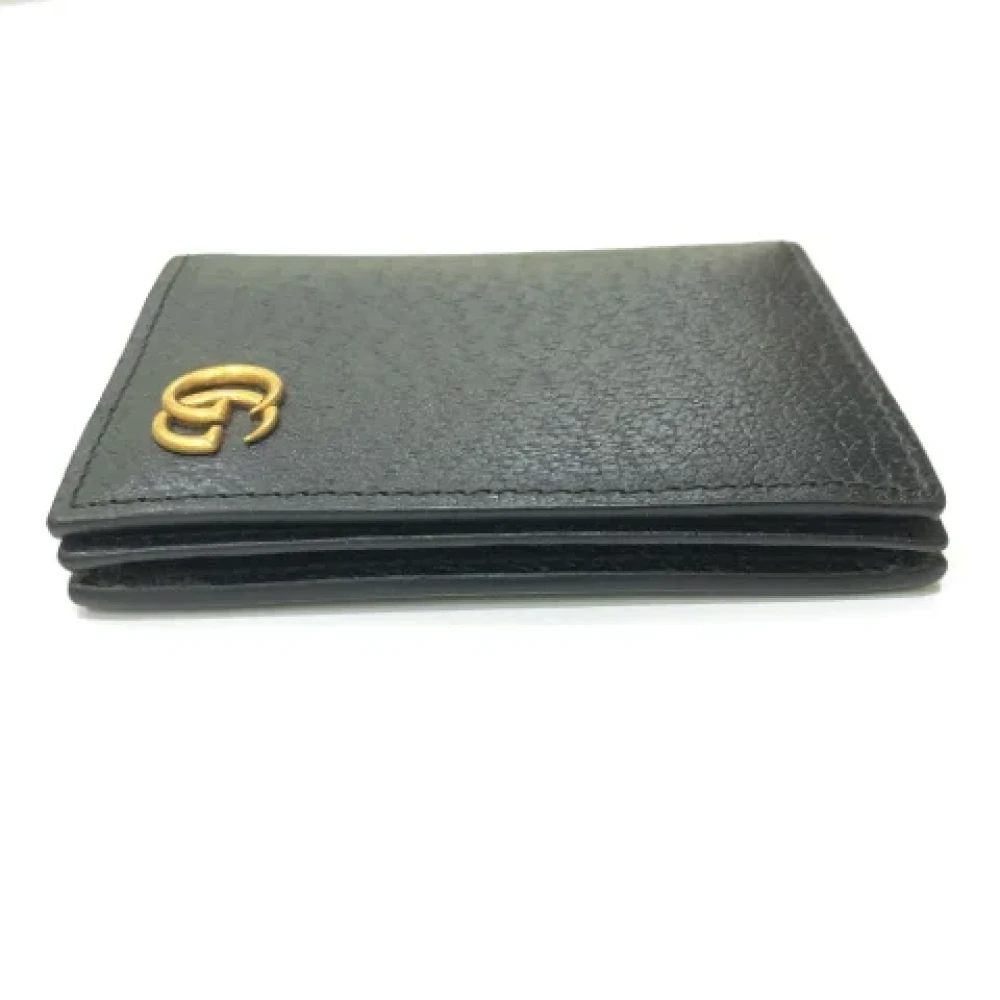 Gucci Vintage Pre-owned Leather home-office Black Dames