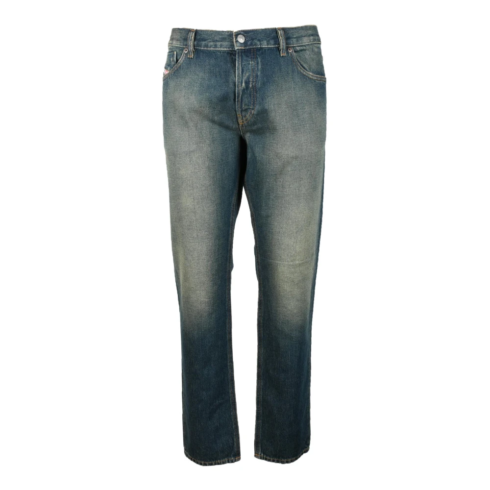 Diesel Katoen Denim Jeans Blue Heren