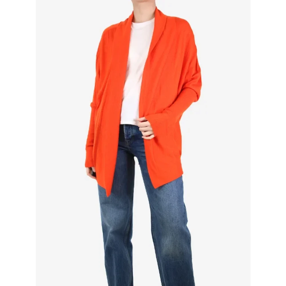 Jil Sander Pre-owned Cashmere outerwear Orange Dames