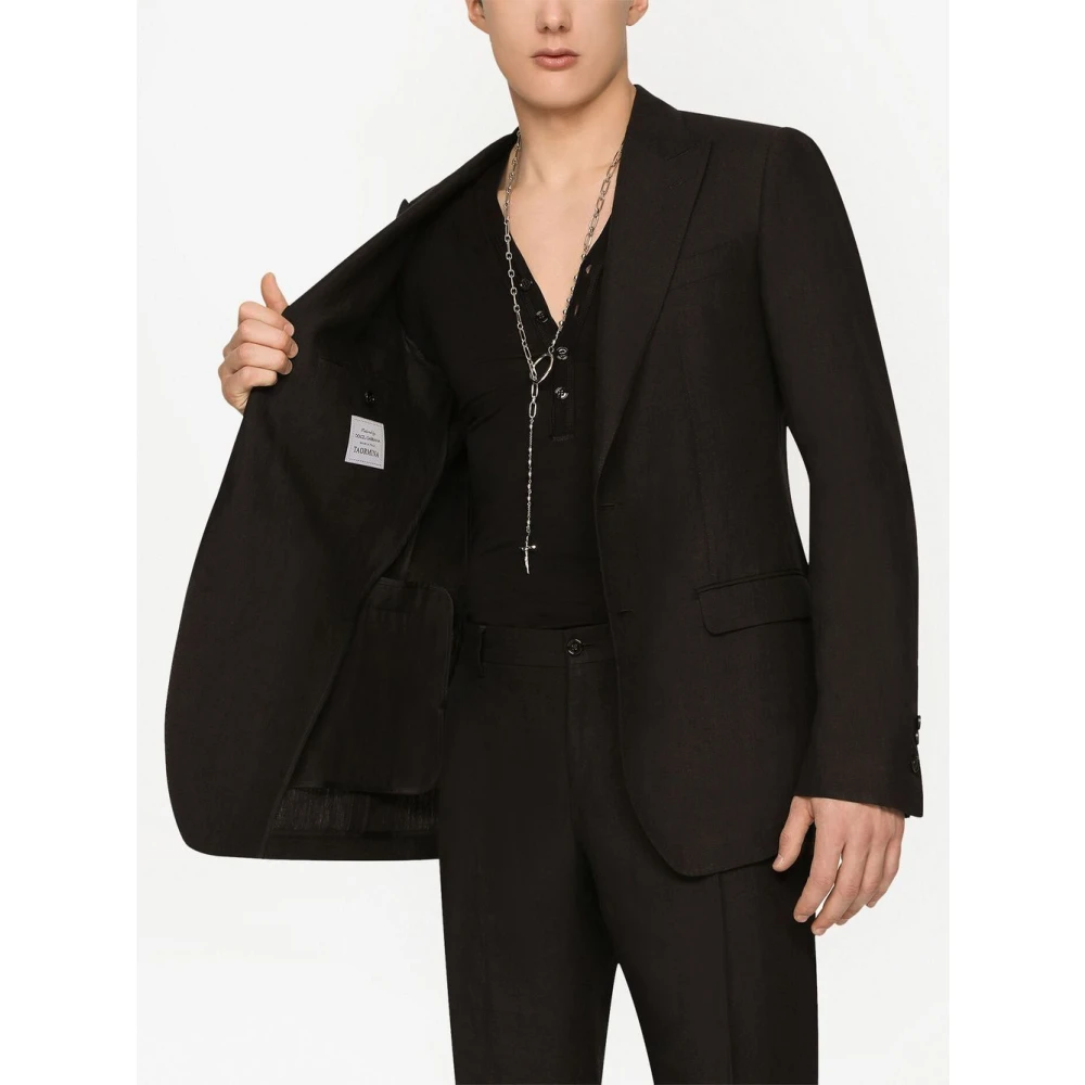 Dolce & Gabbana Tweedelig jurk Black Heren