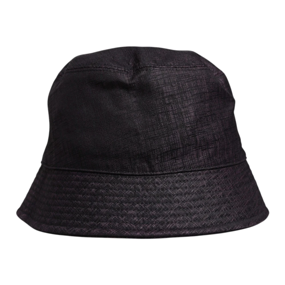 Dolce & Gabbana Men's Black Wide Brim Bucket Hat