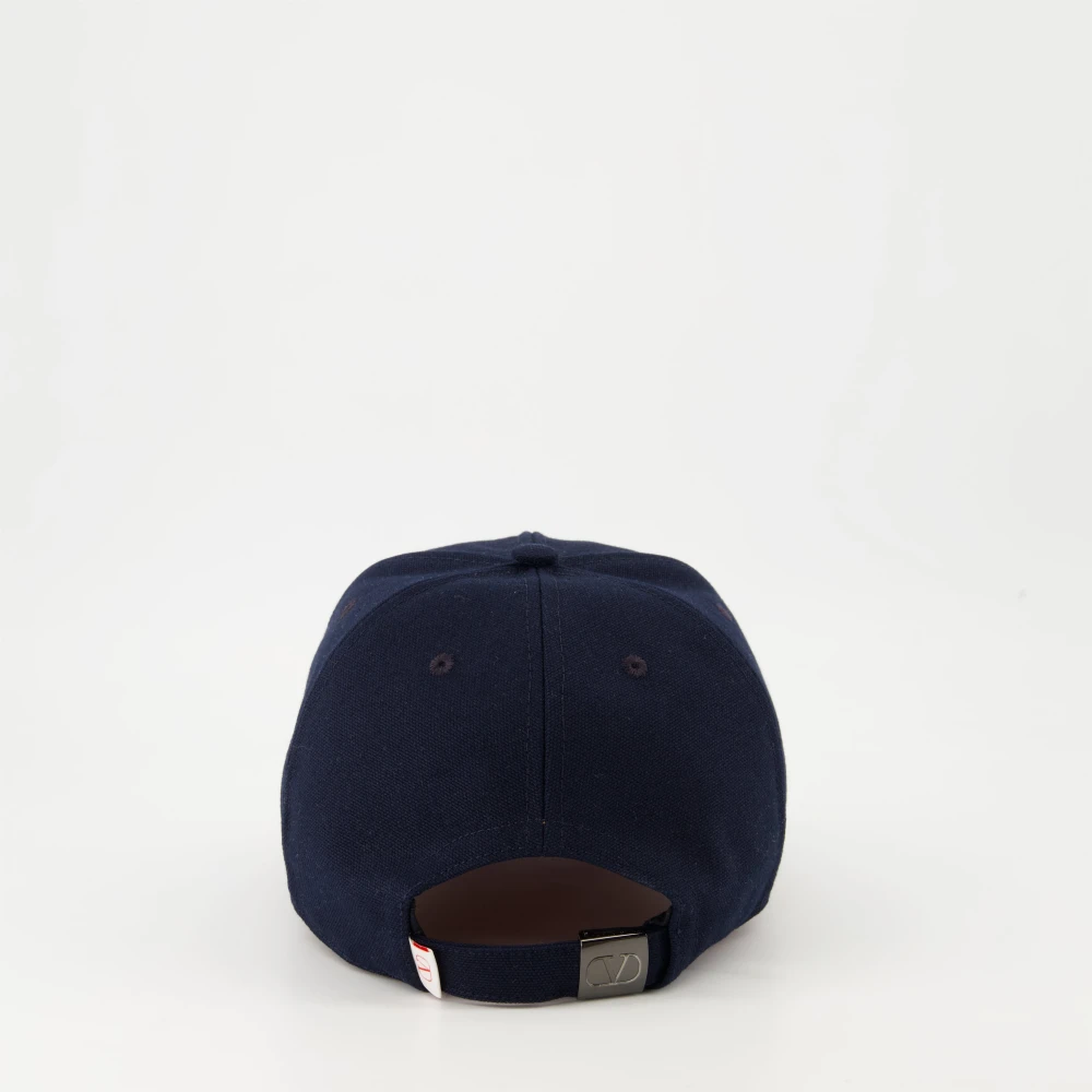 Valentino Garavani Blauwe VLogo Signature Pet Blue Heren