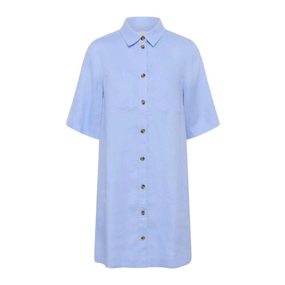 Part Two Women's Blue Shirt Dress - Shirt Dresses - 2XL - Dresses