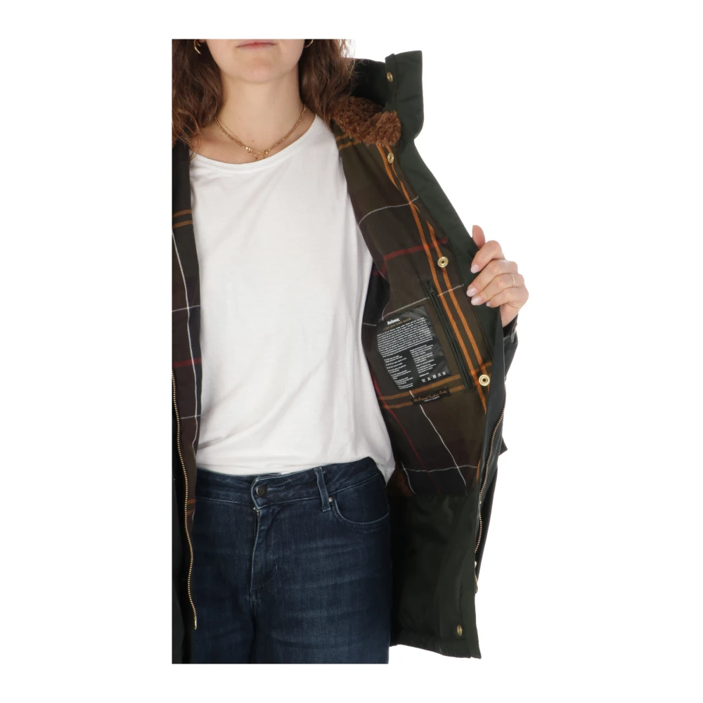 Barbour Grantley Waxjas Green Dames
