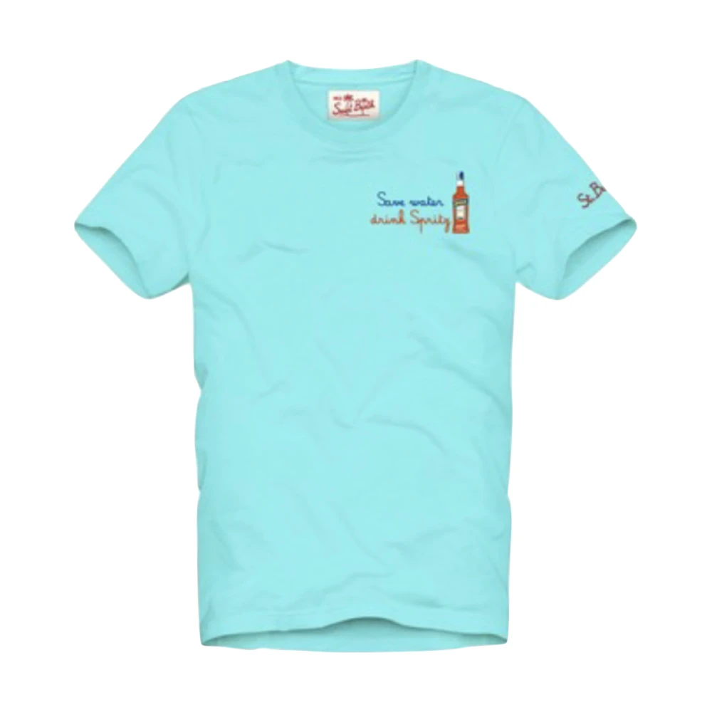 MC2 Saint Barth Korte Mouw Special Edition Aperol T-shirt Green Heren