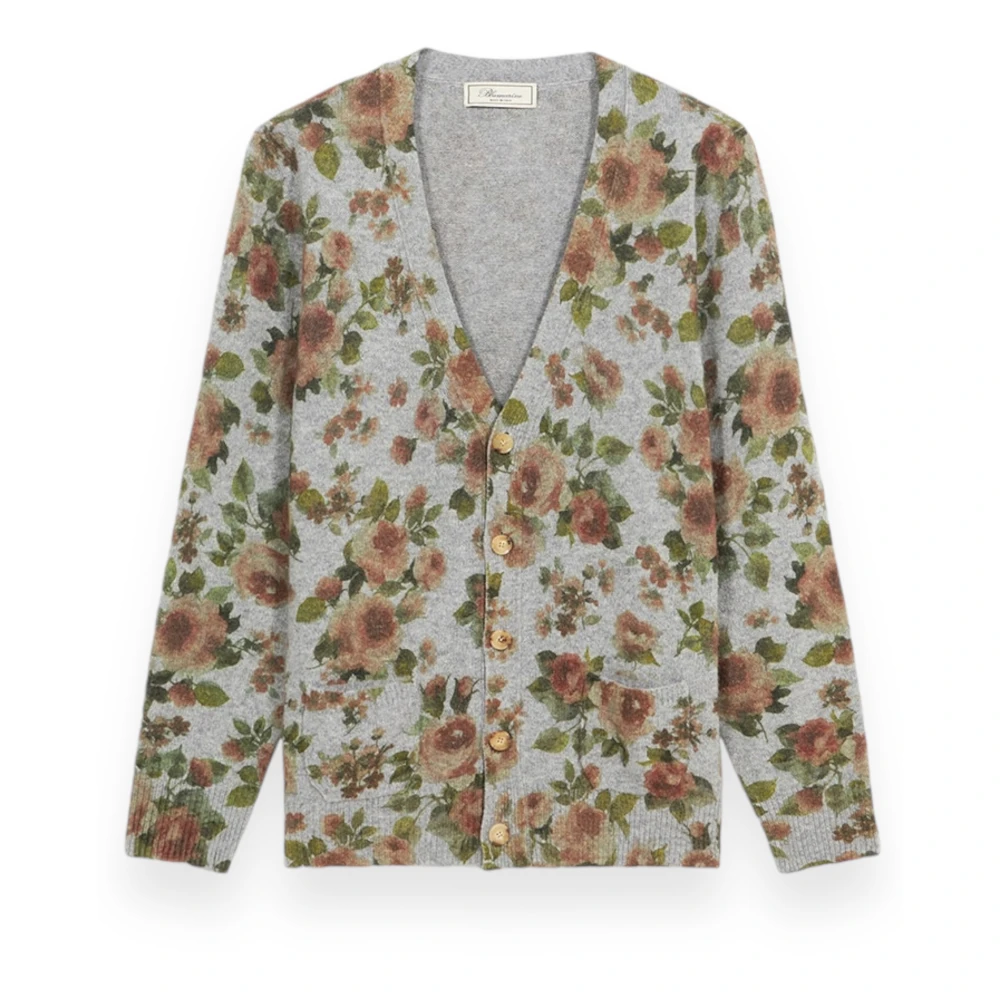 Blumarine Gebreide Cardigan voor Vrouwen Green Dames