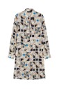 robe-chemise-en-soie-avec-jupe-plissee