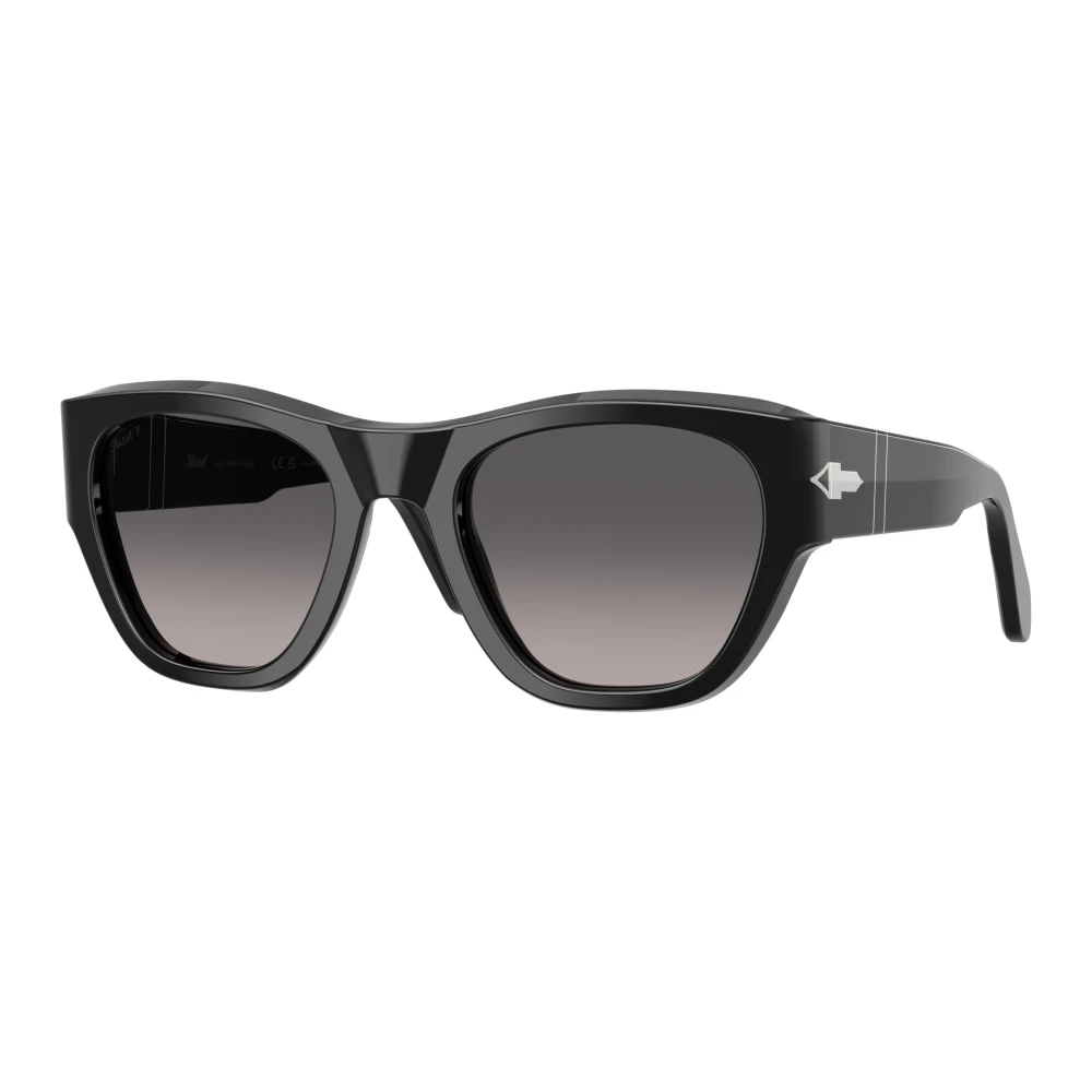 Persol , Sunglasses, Unisex, Black, 53 Mm, Stylish Sunglasses With Colorful Lenses