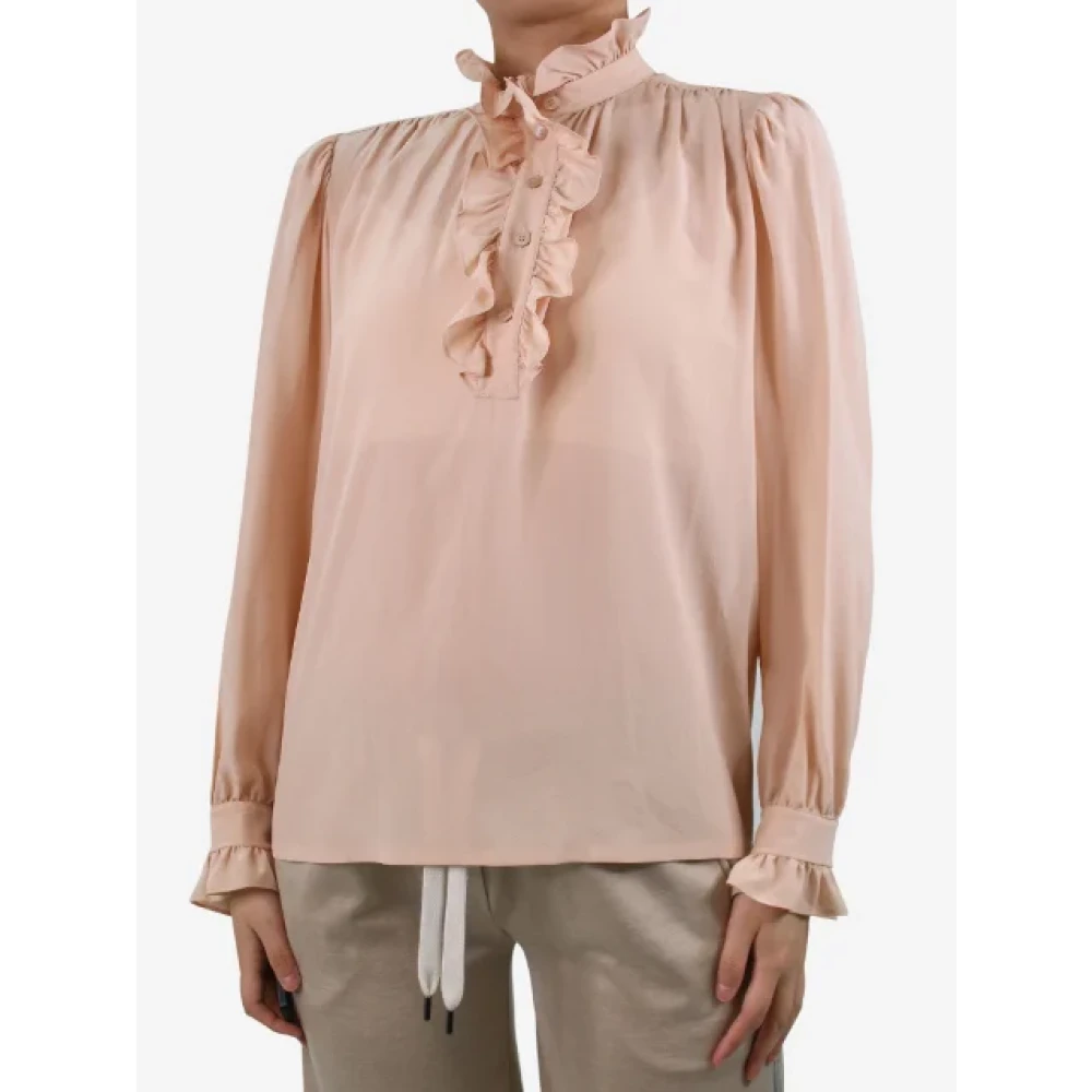 Stella McCartney Pre-owned Silk tops Pink Dames