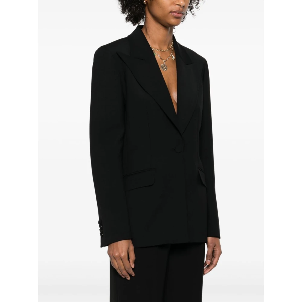 Gabriela Hearst Zwarte Blazer Ss25 Black Dames